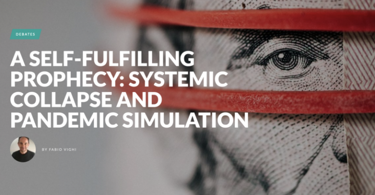 A Self-Fulfilling Prophecy: Systemic Collapse and Pandemic Simulation