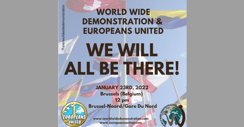 European Parliament Members call on you: Join Protest for Freedom and Democracy in Brussels on January 23