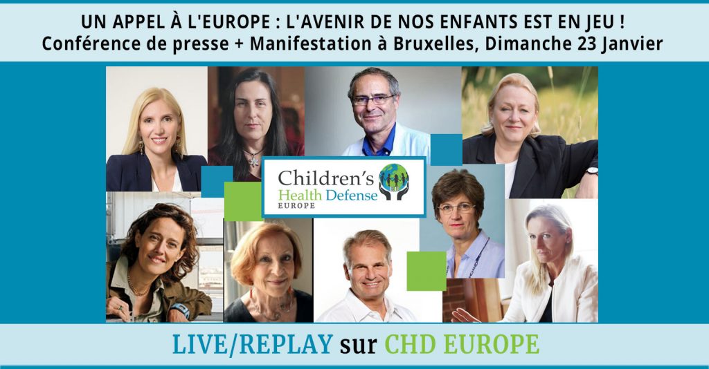 Appel à l’Europe : l’avenir de nos enfants est en jeu !  – Conférence de presse, Bruxelles 23-01 [vidéos FR]