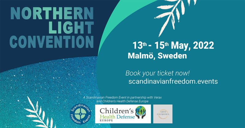 13-15 May in Malmö, Sweden: Join The Northern Light Convention in Person or Online. Together We’ll Kick-start Democratic Recovery!