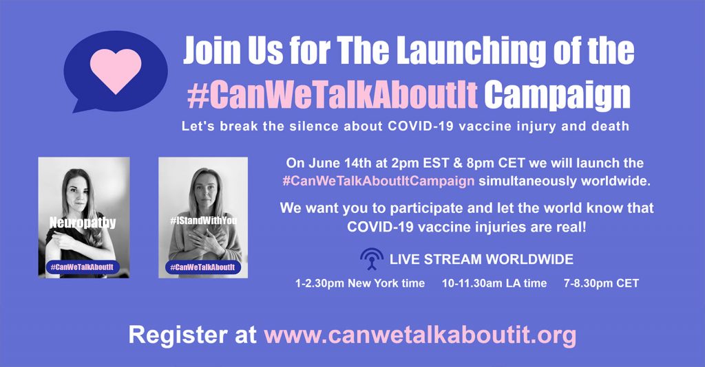 #CanWeTalkAboutIt Campaign Launching TODAY! How to join