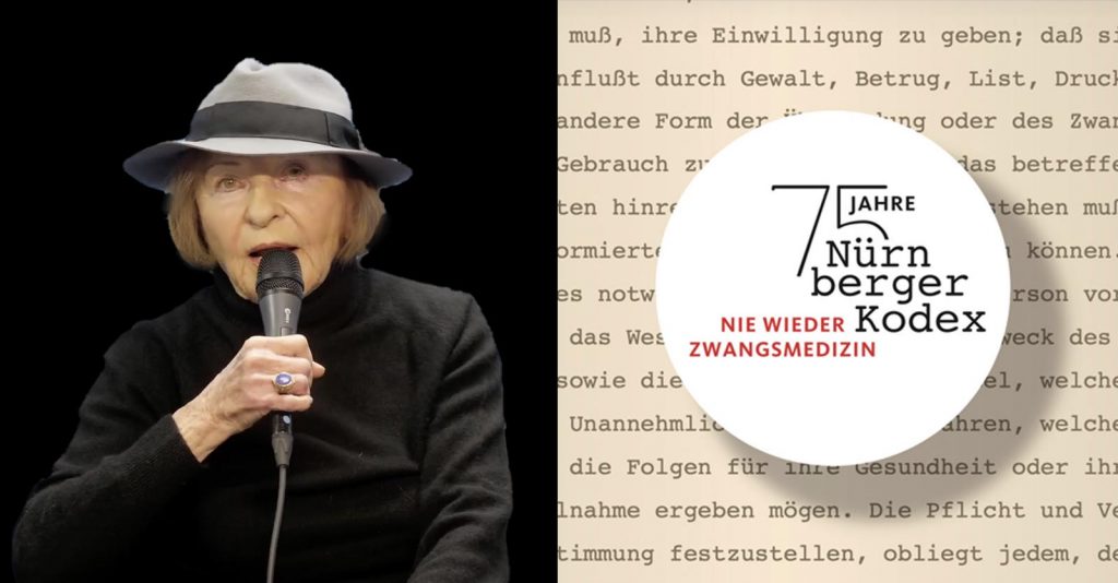 “Unless All of Us Resist, Never Again is Now”, Vera SHARAV, Holocaust Survivor, Nuremberg August 20, 2022