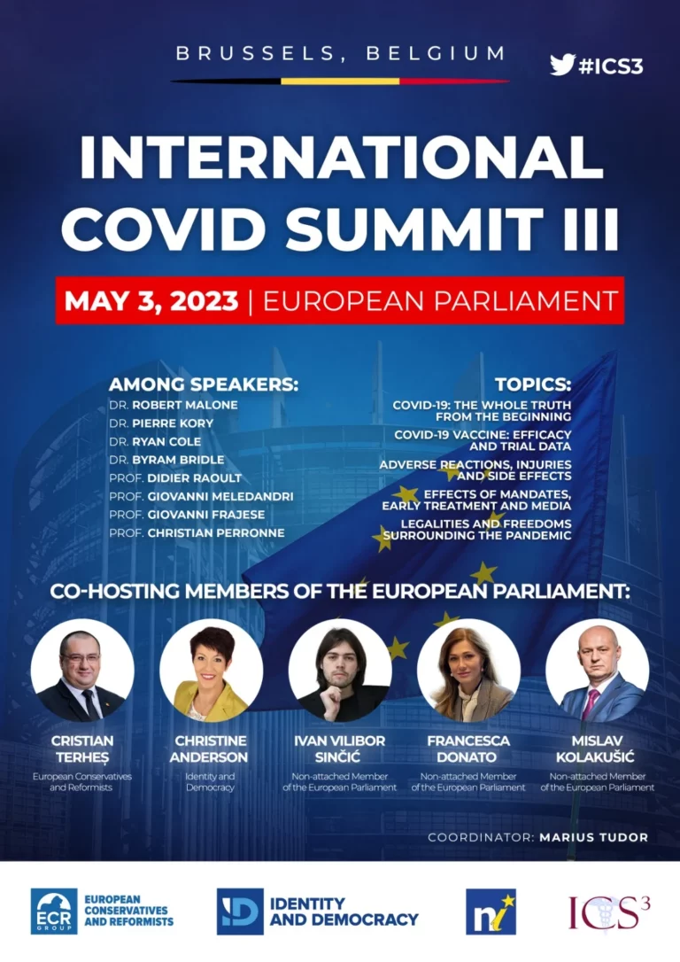 Livestream – Bruxelles – Troisième sommet international COVID, 3 mai 2023