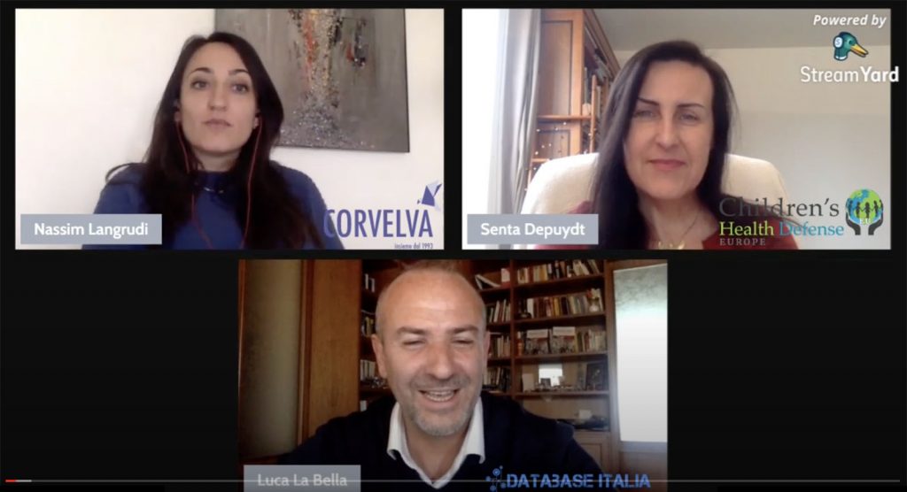 Vaccines: Interview Senta Depuydt and Nassim Langrudi (Corvelva) by Database Italia (Video in Italian)